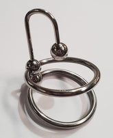 Dual Glans Rings for Powerful BDSM Sensation Play Penis Plugs
